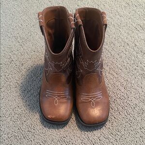 Wonder Nation Brown Kids Western Boots